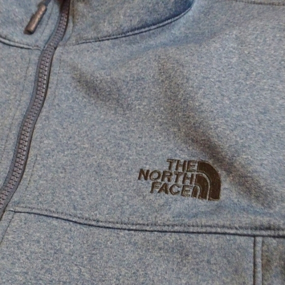 The North Face Light Blue Wind Wall Full Zip Jacket Size M - Picture 4 of 11